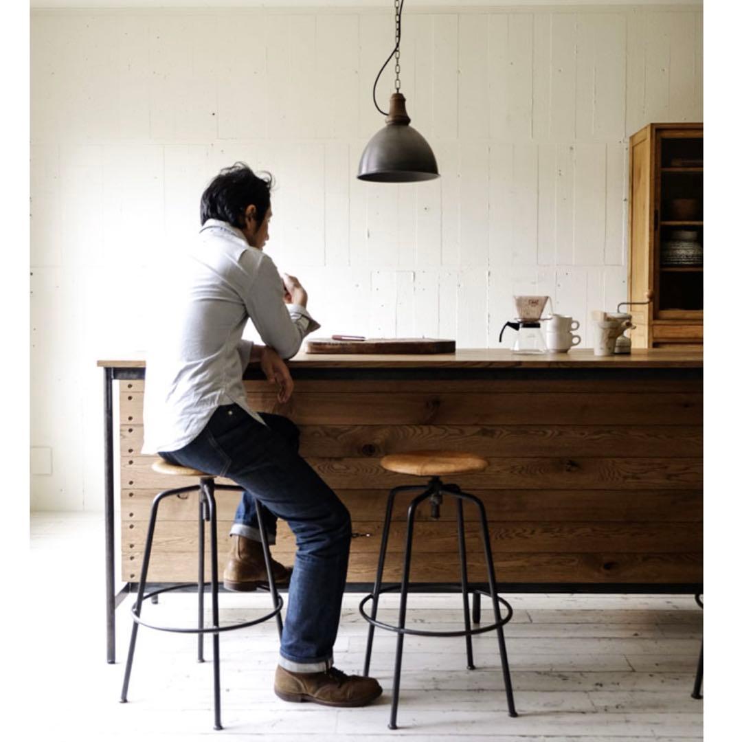 TRUCK furniture SUTTO HIGH STOOL スエード