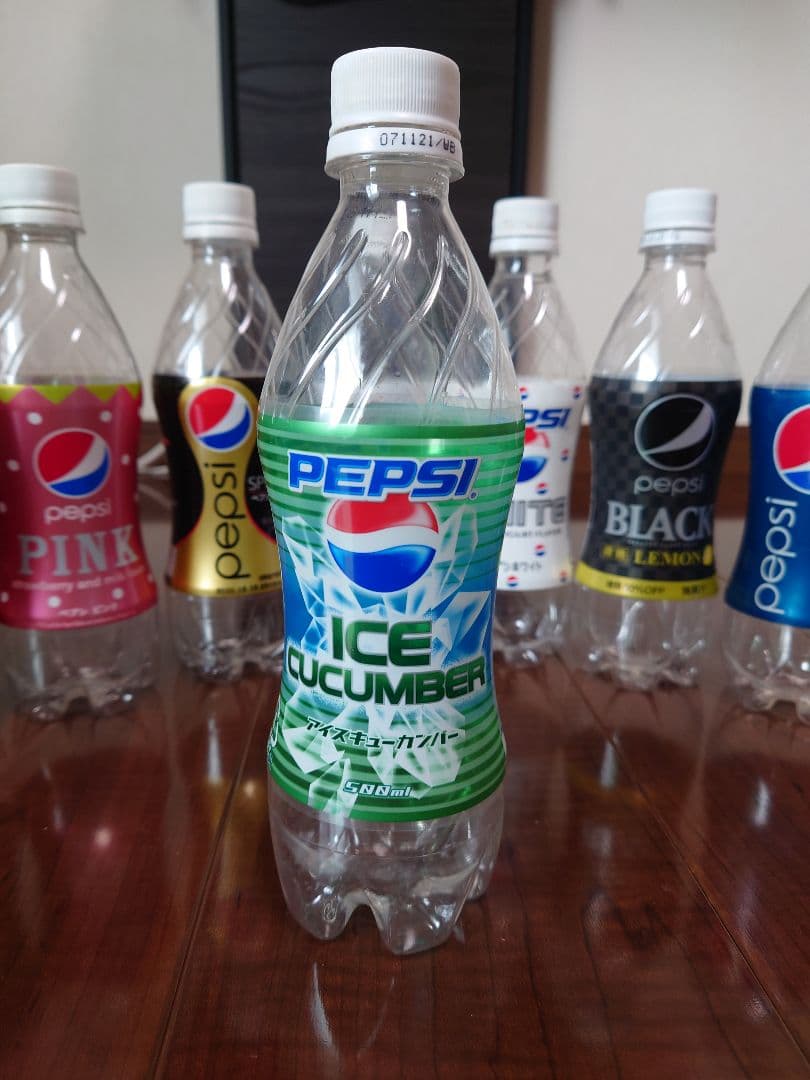 絶版】ペプシコーララベル付きボトル（期間限定フレーバー）洗浄済み