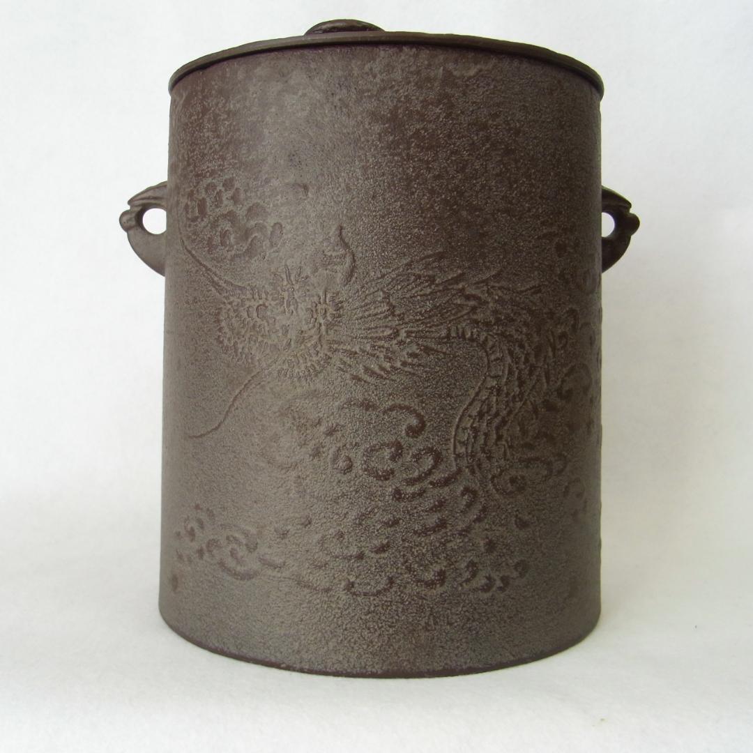 磁州窯 白地鉄絵飛雀草文徳利瓶玉壺春形瓶