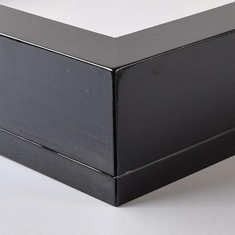 茶道具　塗師　五代　石川蝋石作　高台寺蒔絵　炉縁　共箱　C　7241C