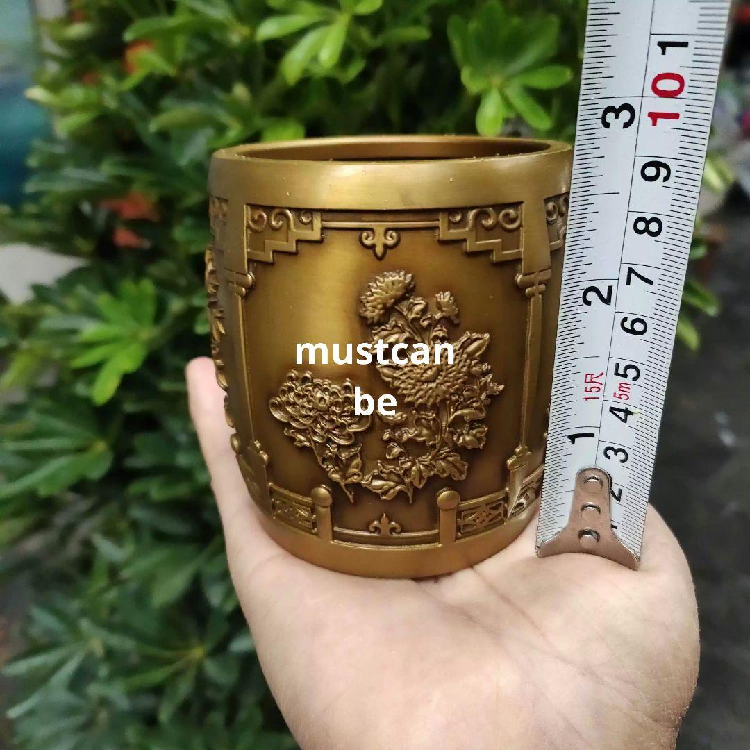 銅器 梅蘭竹菊 筆箱 書道具 文房具 現代工芸品 美術品 置物
