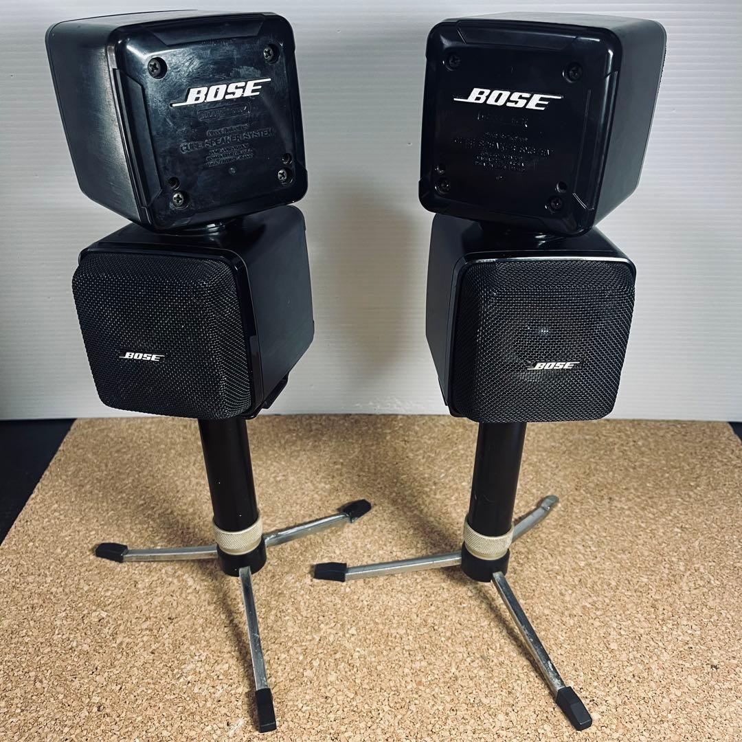 BOSEキューブスピーカーサテライトペア/501Z／専用スタンド2脚 - メルカリ