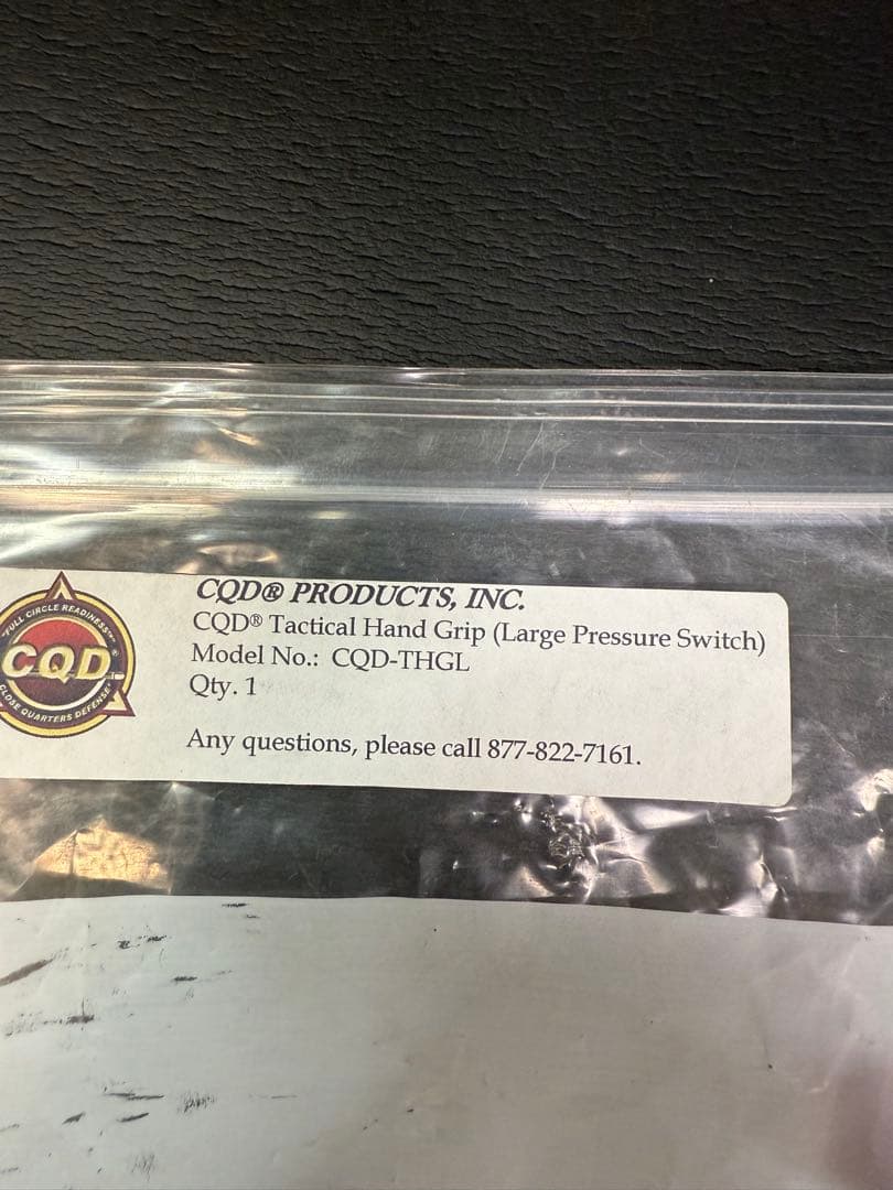 実物CQD タクティカルグリップDAS DNA PTW VFC MWSなどに