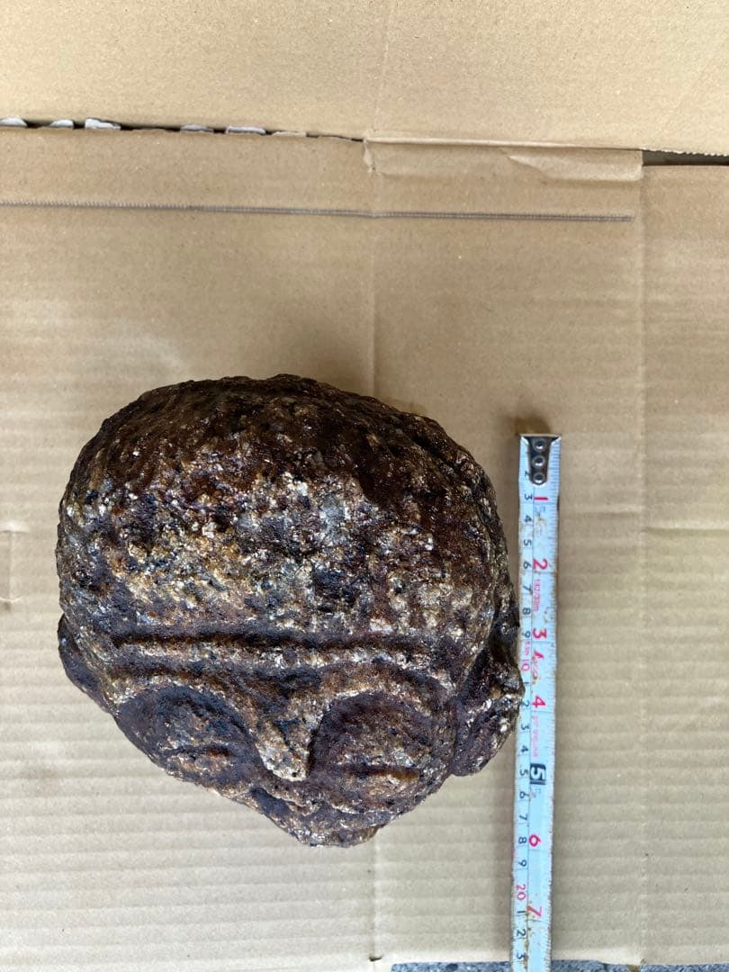 国産 御影石製 宝珠大黒天 石彫 置物