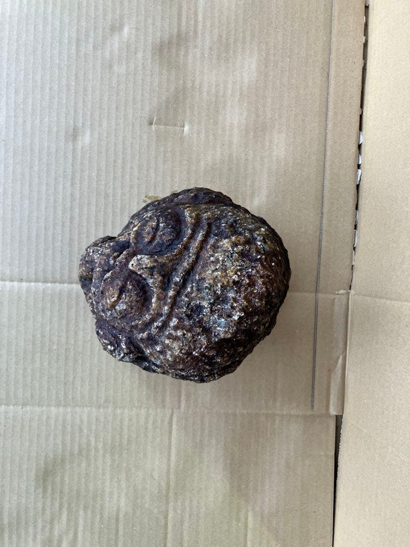 国産 御影石製 宝珠大黒天 石彫 置物