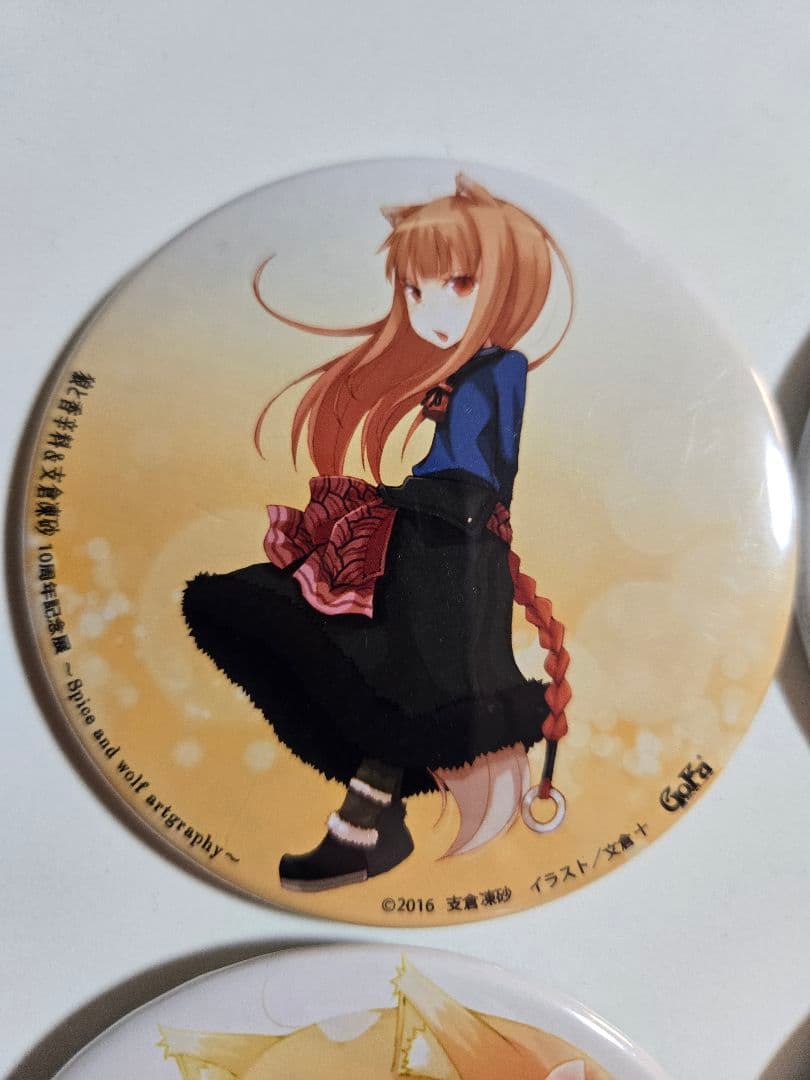 狼と香辛料　缶バッジ　10周年