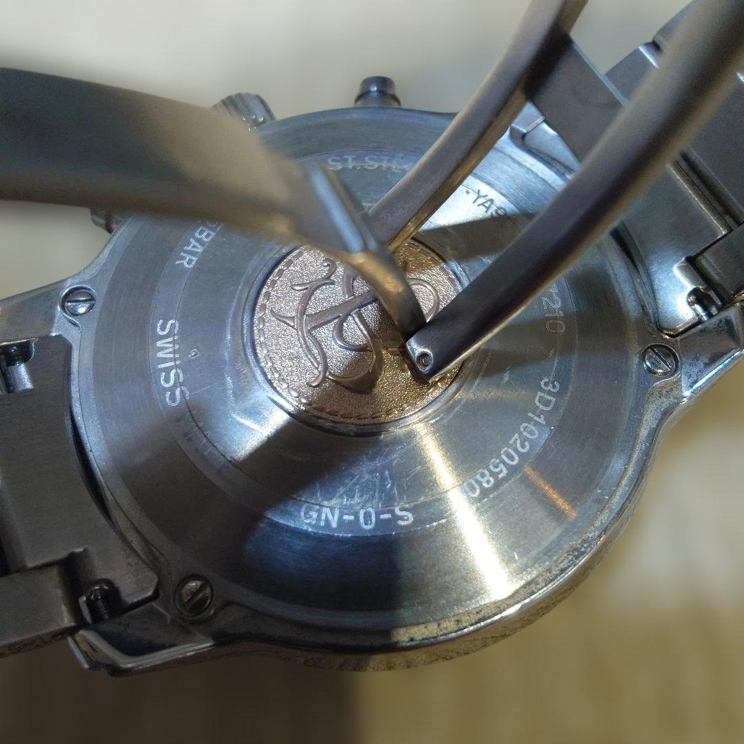 送料無料 ポールスミス ケンブリッジ クロノグラフ 26/1/17交換