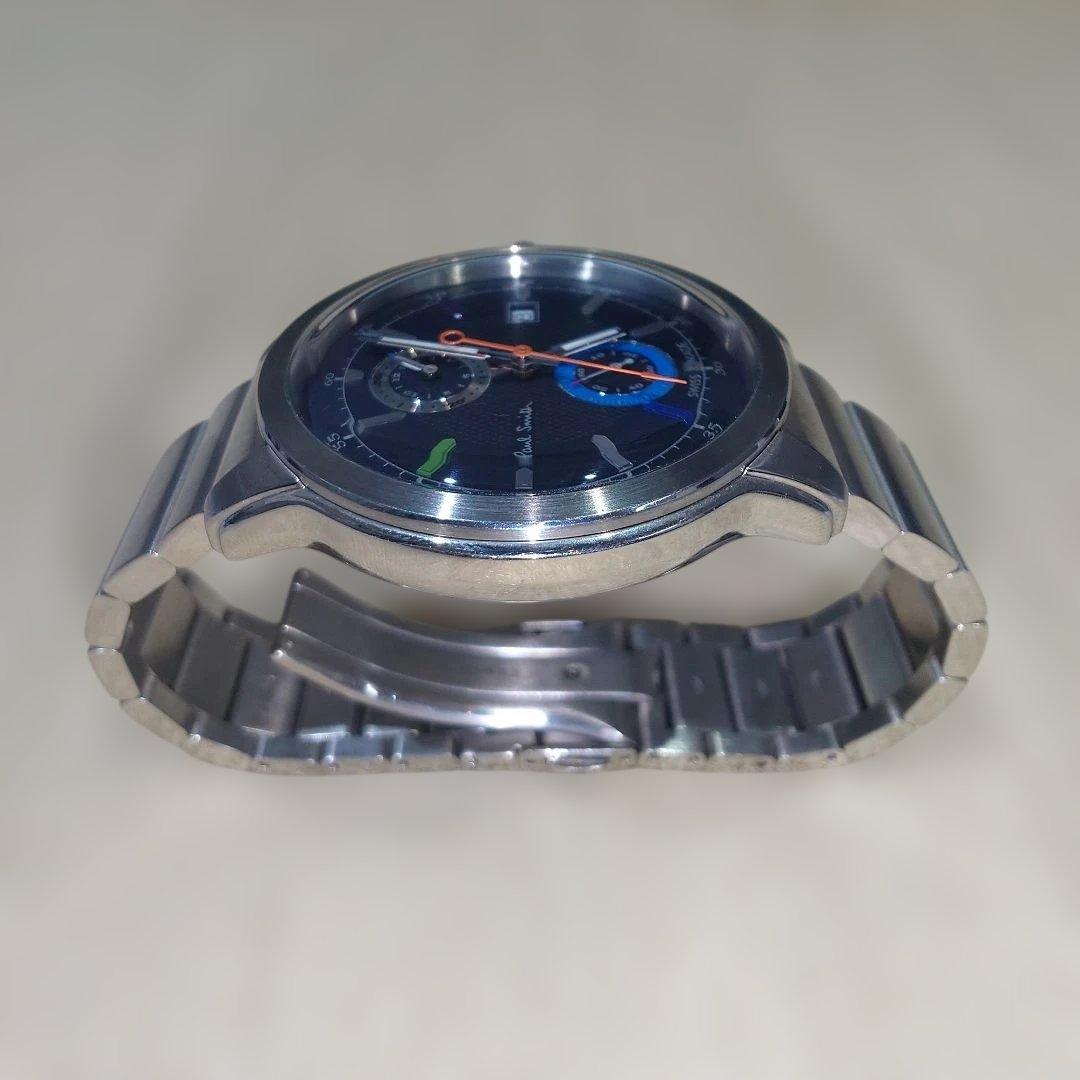 送料無料 ポールスミス ケンブリッジ クロノグラフ 26/1/17交換