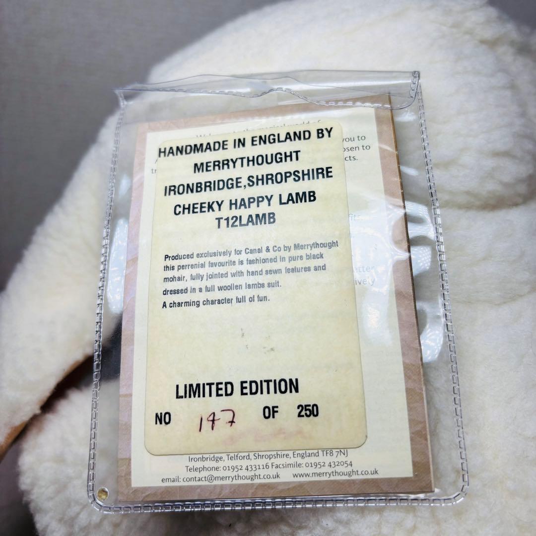 メリーソート チーキー ハッピーラム　限定250体 英国製 タグ付き　No147