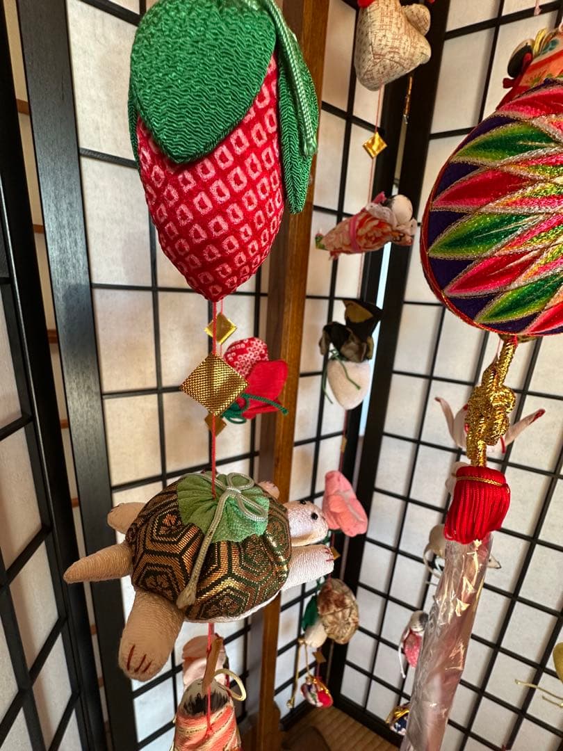 kukkytaka さげもん　吊るし飾り　吊るし雛　雛祭り　7連飾り