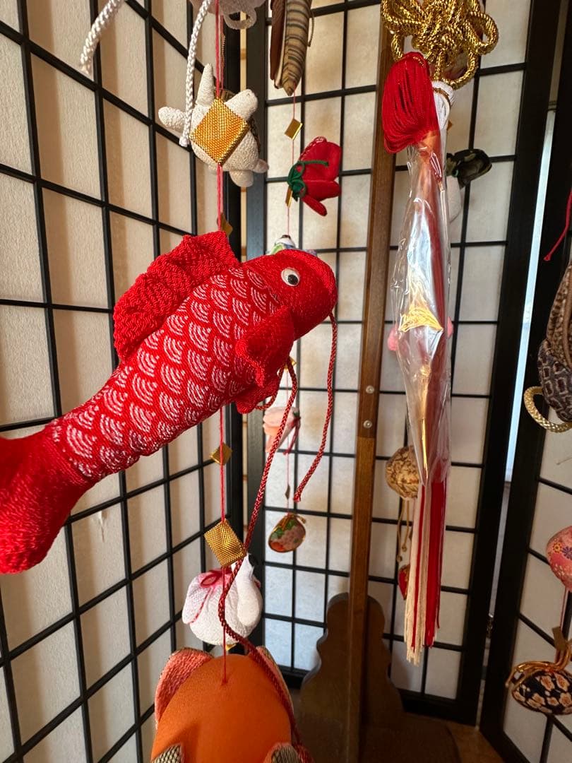 kukkytaka さげもん　吊るし飾り　吊るし雛　雛祭り　7連飾り