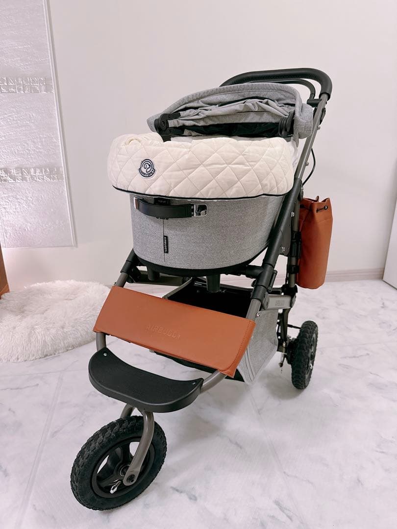 美品】エアバギー ドーム3 グレーツイード レギュラー、アクセサリー多数