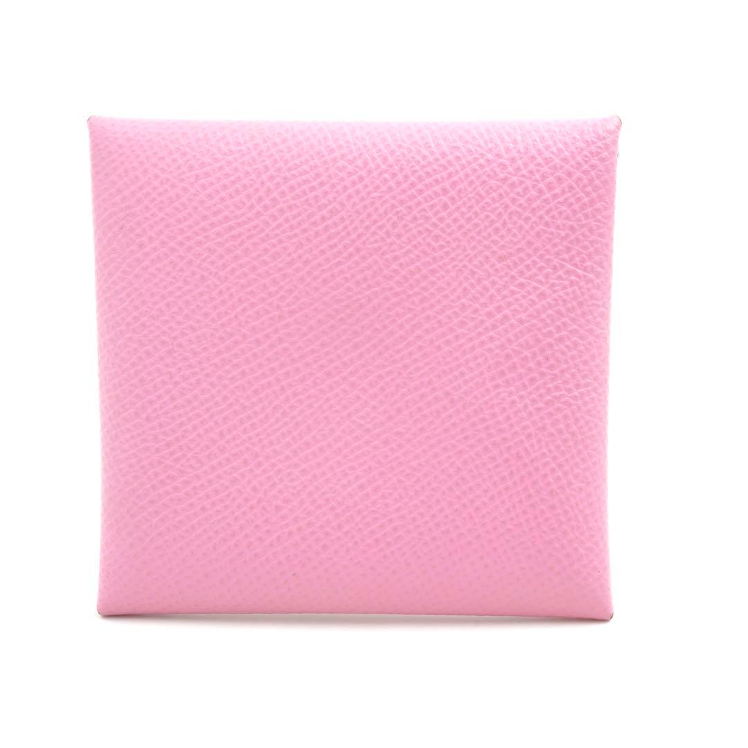 ✨新品未使用・箱付き✨　HERMES ケース　バスティア　エプソン　ピンク