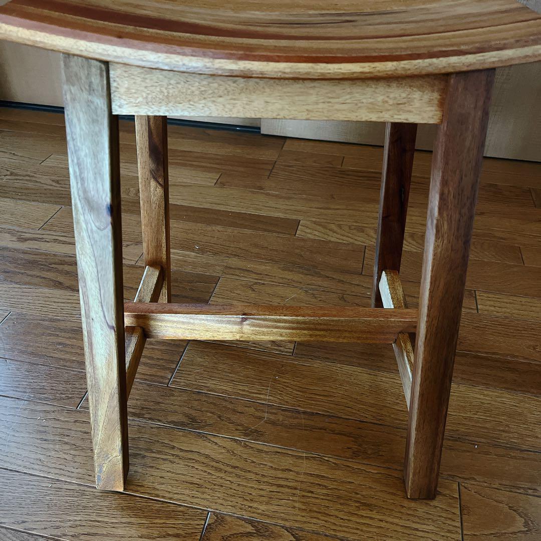 プロフ必ずご覧下さい！のりこ様リクエスト品】マホガニー スツール ナチュラル