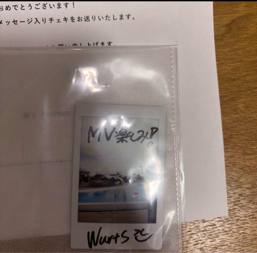 WurtS 直筆サイン入りチェキ