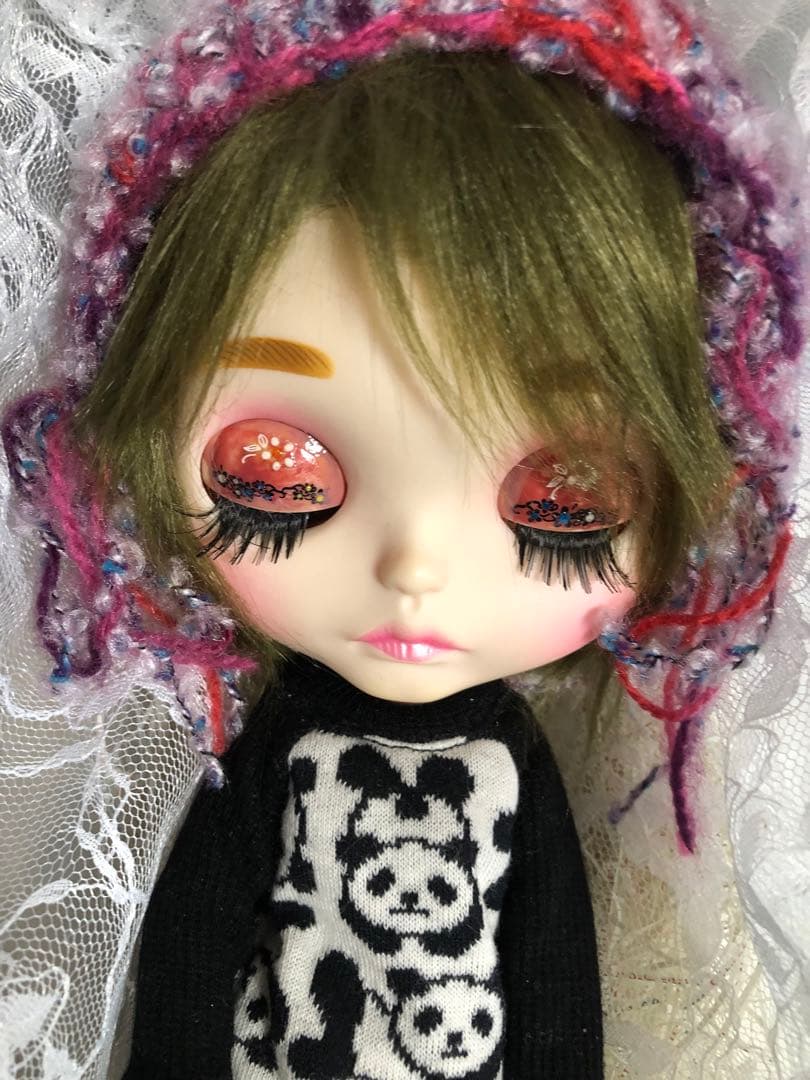 カスタムアイシードール アイシードールカスタム❤︎ピンク×パープル