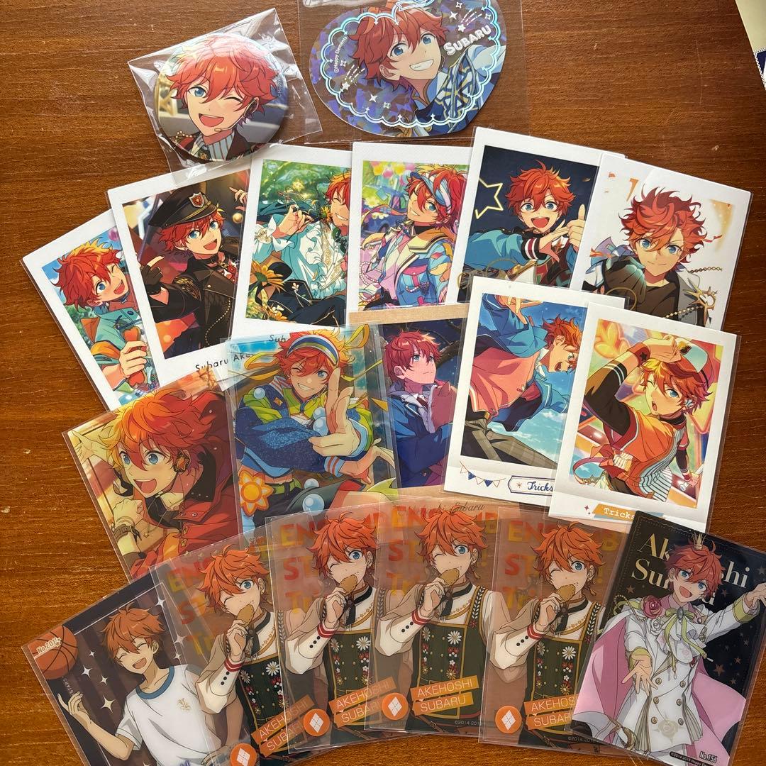 あんスタ 明星スバル グッズまとめ カード類・缶バッジ - メルカリ