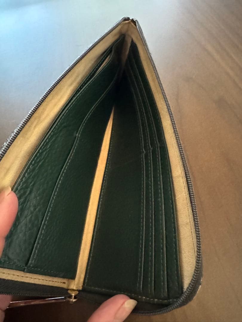 ATAO アタオ パイソン“HAKU“(箔)長財布 L字 ラウンドファスナー