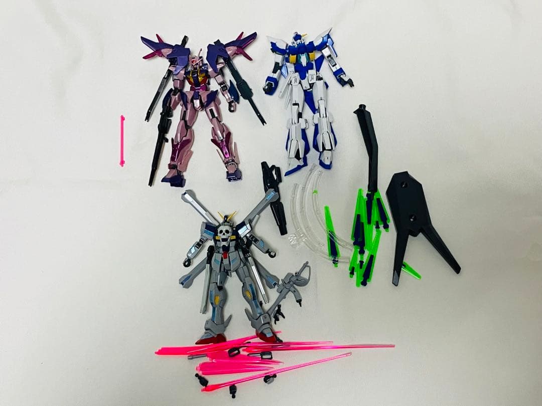 HG クロスボーンガンダム魔王 ダブルオースカイ セット ジャンク