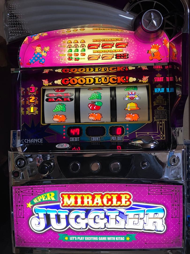 データカウンター パチスロ実機 スーパーミラクルジャグラ