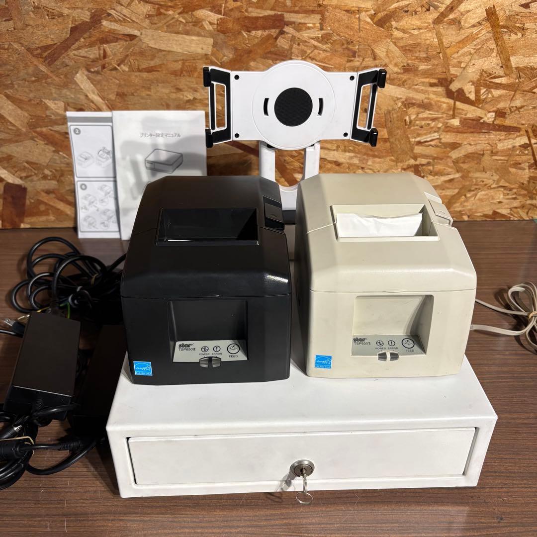 スター精密 サーマルプリンター2個＆ドロアーTSP650II エアレジ対応