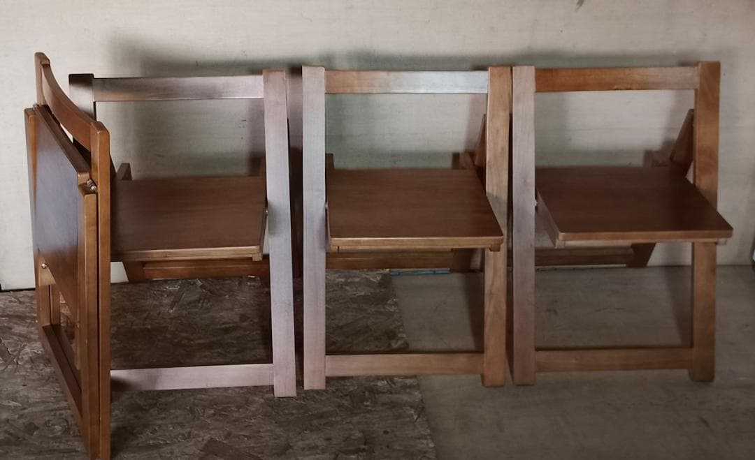 折りたたみテーブル＆チェア4脚セット バタフライテーブル 伸長式 ダイニング