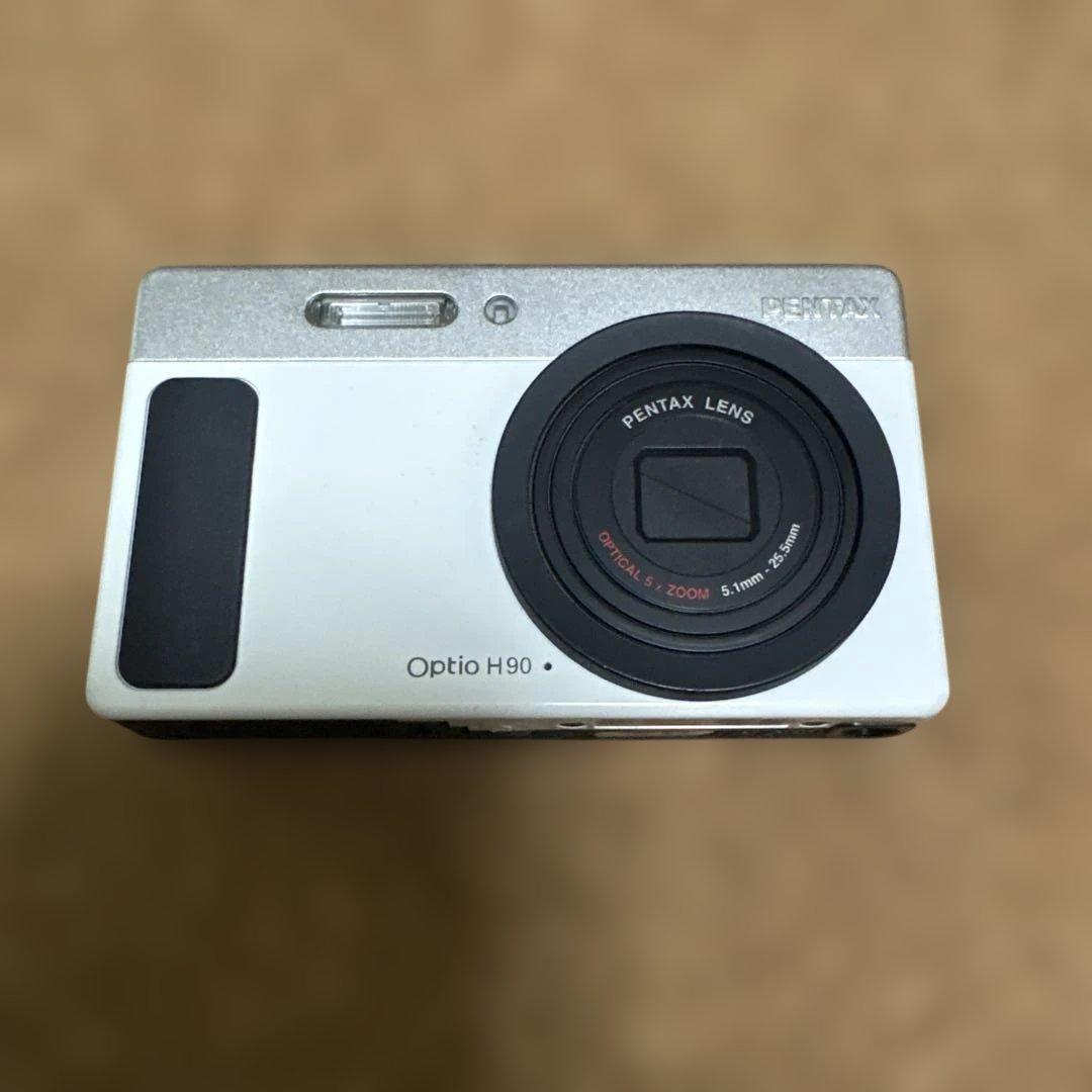 PENTAX Optio H90 ホワイト ジャンク バッテリー欠品 - メルカリ