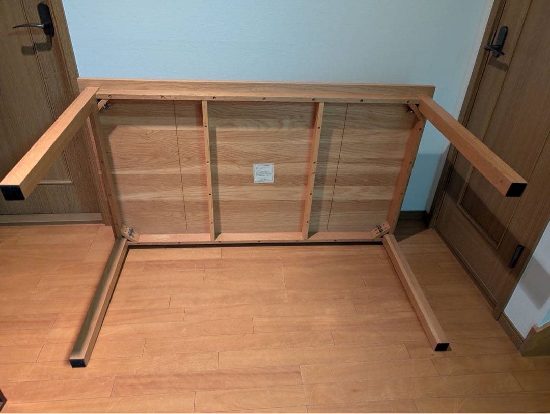 ■送料込■無印良品 MUJI 無垢材テーブル1 オーク材 ダイニングテーブル机