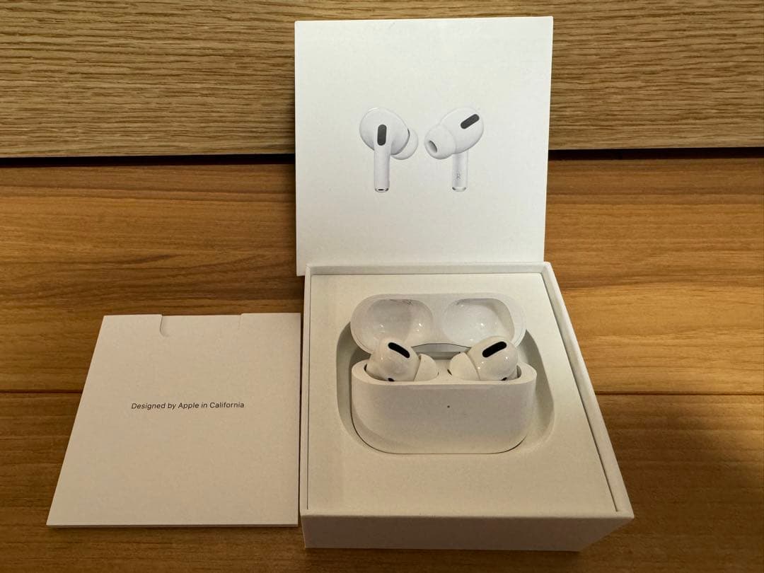 右耳なし】AirPods Pro（第一世代） 本体ケース、左耳、箱あり Apple