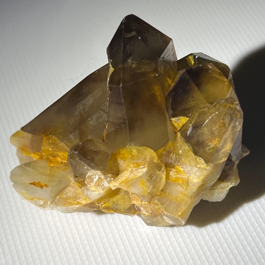 パキスタン産 スモーキークォーツ原石クラスター 天然石黒水晶 6点