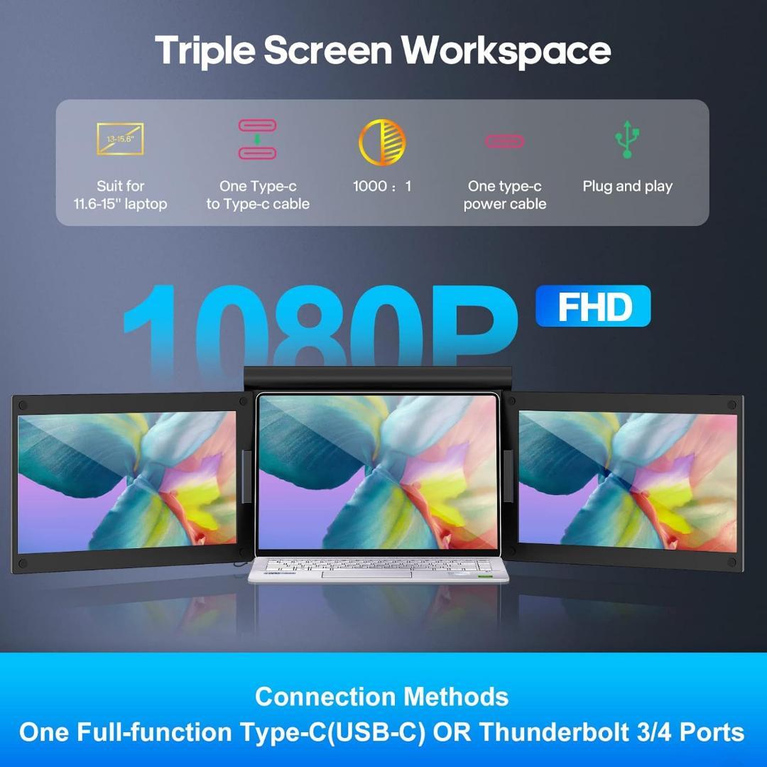 宇佐微っち さん専用 USB-C トリプルモニター 13.3inch Win専用