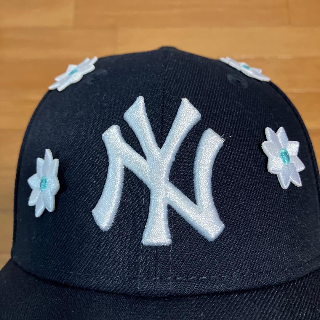 Nick Gear TF. 3D Flower Cap ネイビー×TFブルー