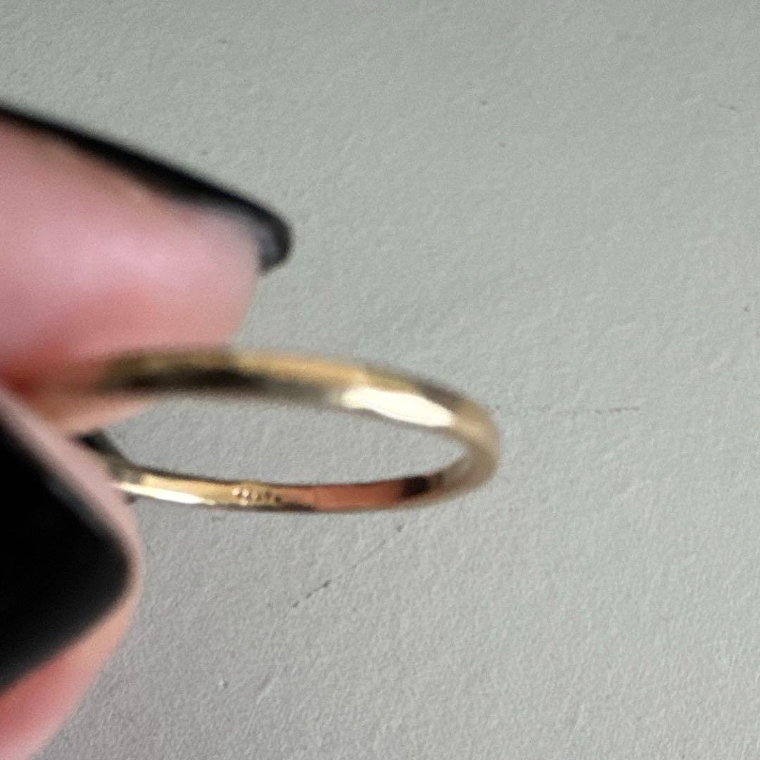 キ*チ様 agete K10ピンキーリング　5号