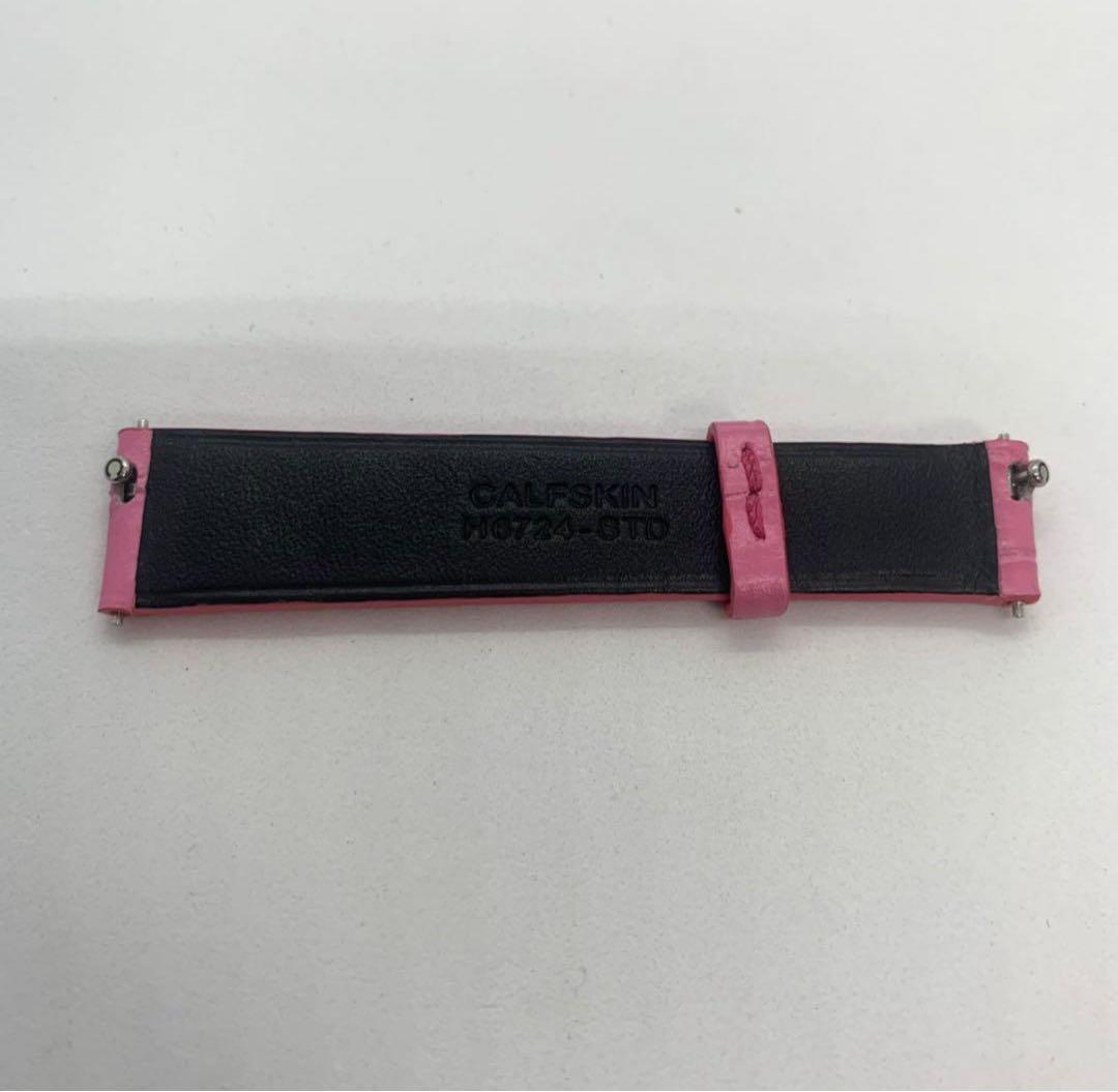 CHANEL ピンク レザー シャネル 替えベルト ボーイフレンド H6724