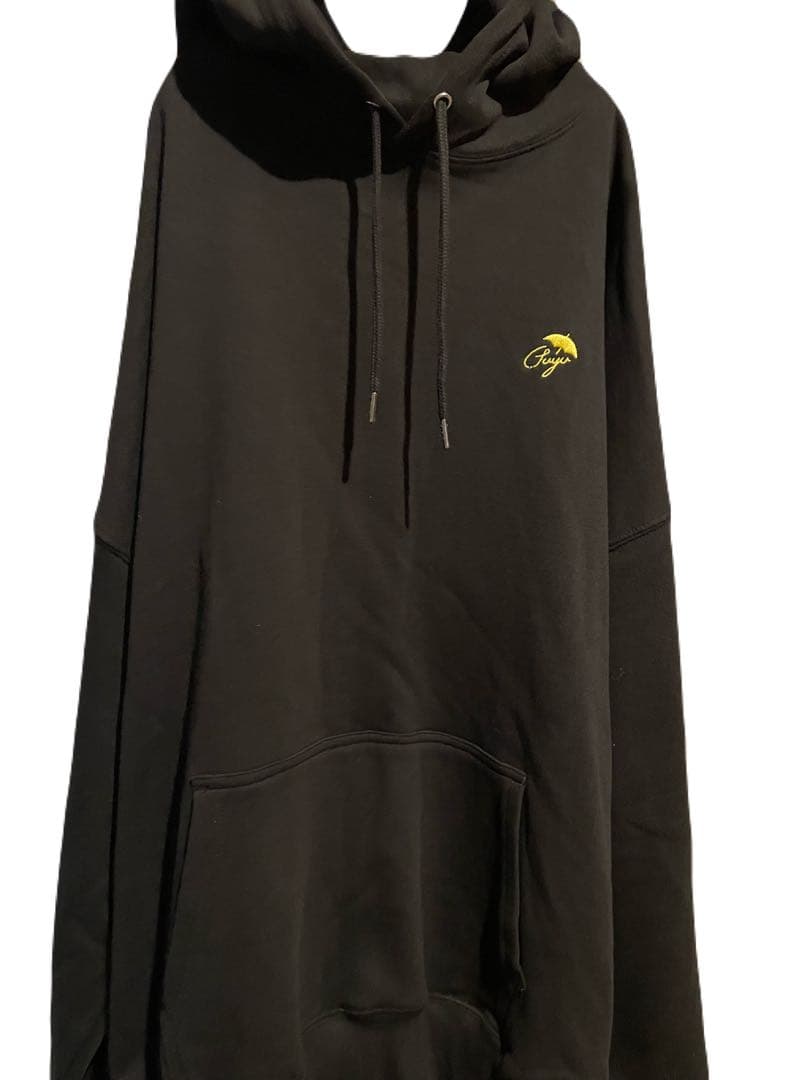美品 ツユ アパレル 過去囚われパーカー ブラック ビッグシルエット TUYU