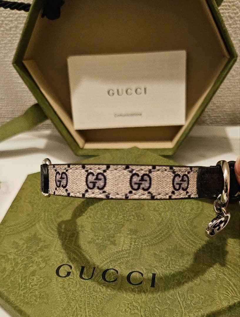 未使用】GUCCI ワンちゃん 猫ちゃん用 首輪(カラー) XXS - メルカリ