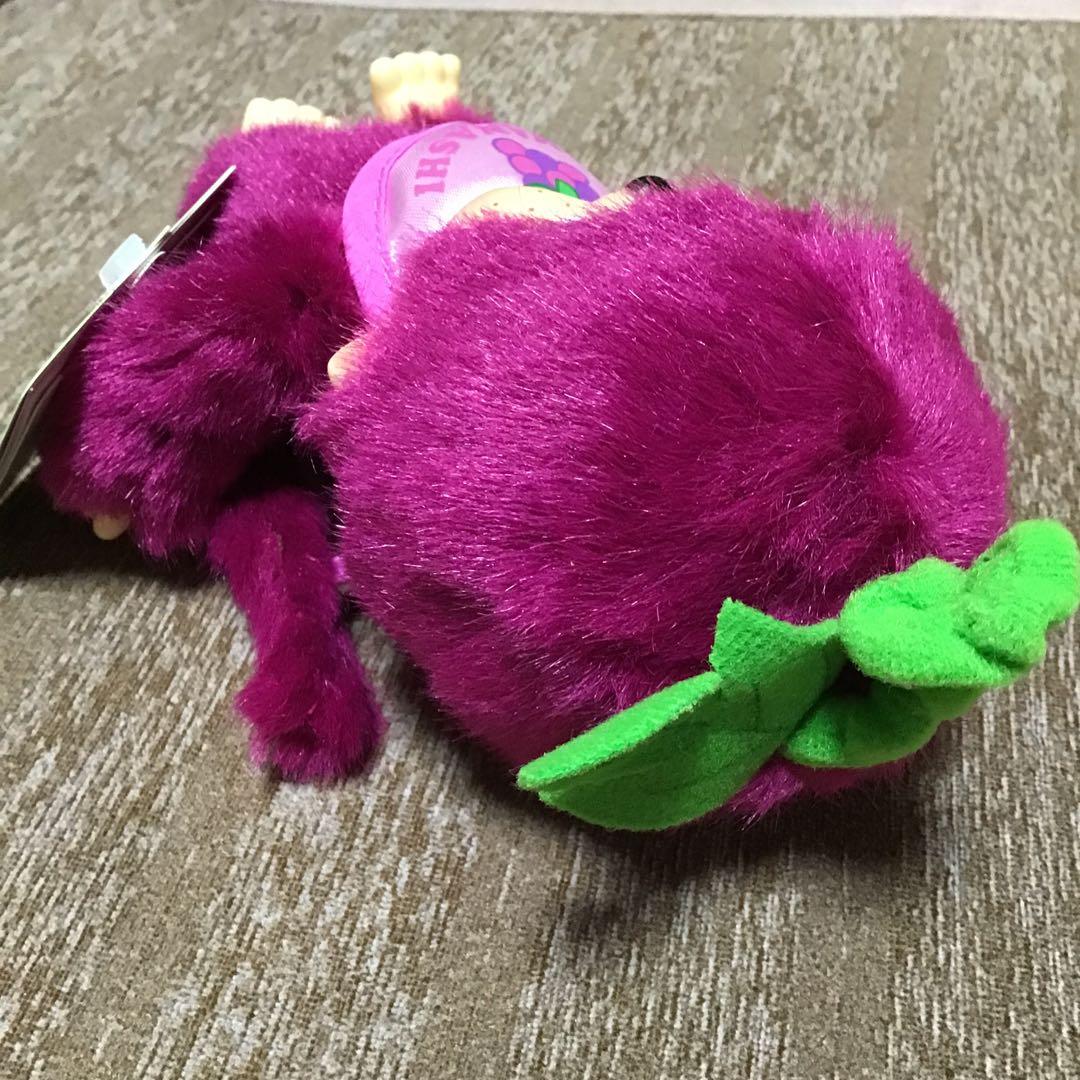 セキグチご当地限定モンチッチSまとめて「富士山、巨峰、桃」ぬいぐるみ　美品！