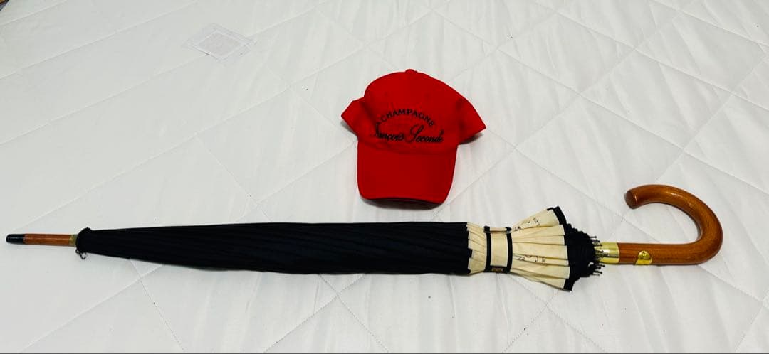 シャンパーニュ・フランソワ・スコンデ・ゴルフ傘＆キャップセットの