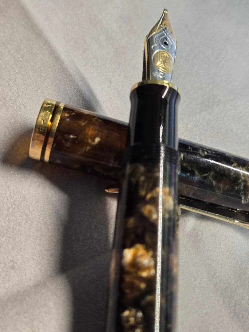 ペリカン 万年筆 M800 ルネッサンスブラウン 字幅＝B