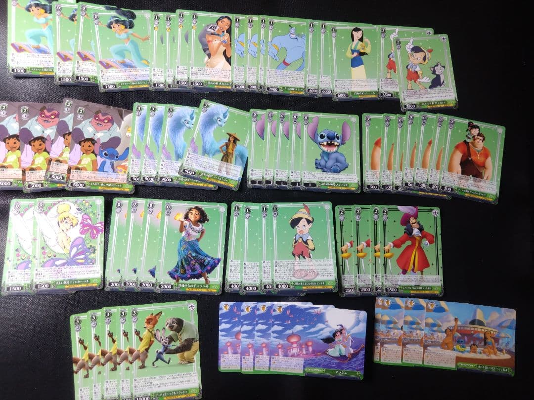 引退品ヴァイスシュヴァルツ ウマ娘デッキ7個+ディズニーデッキ セット