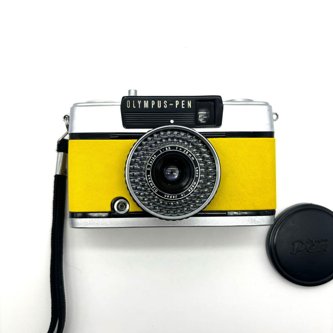 整備済・完動品】 OLYMPUS PEN EE-3 黄色