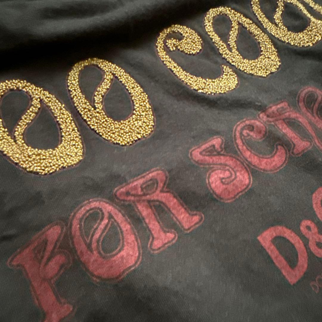 D&G ドルガバ　タンクトップ　ビーズロゴ