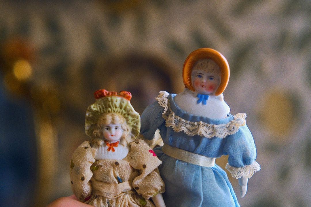 アンティーク チャイナヘッドドール ビスクドール パリアンドール