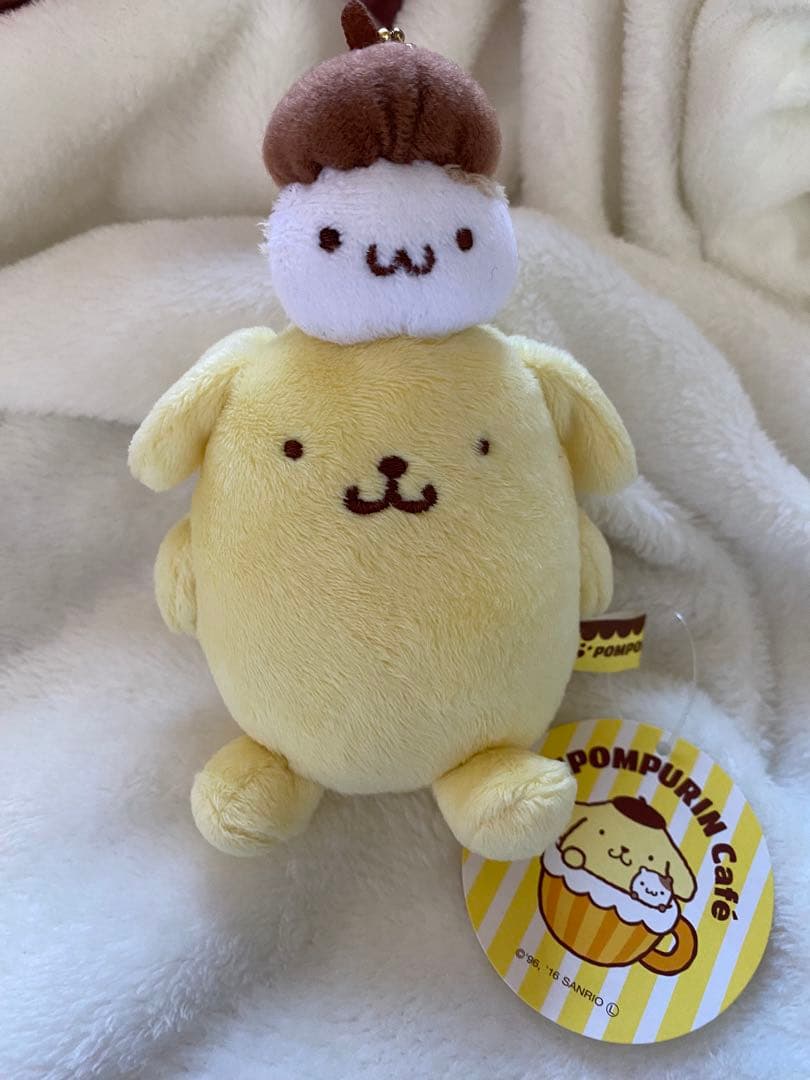 ポムポムプリンカフェ ぬいぐるみマスコット