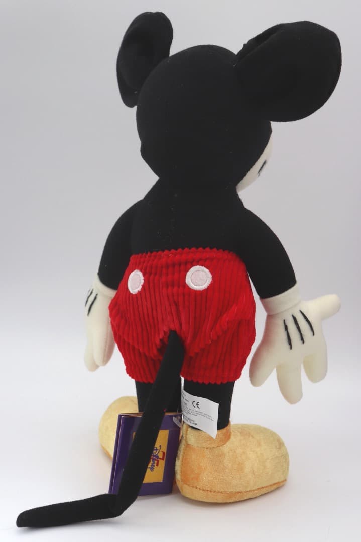 75周年ミッキーマウス ぬいぐるみ 約34cm レアアイテム