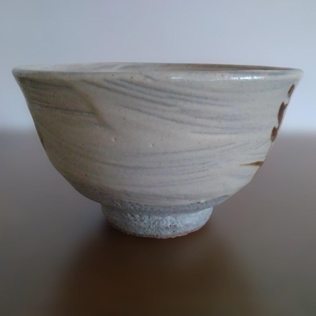人間国宝 濱田庄司さんの「地掛鉄絵茶碗」 益子焼