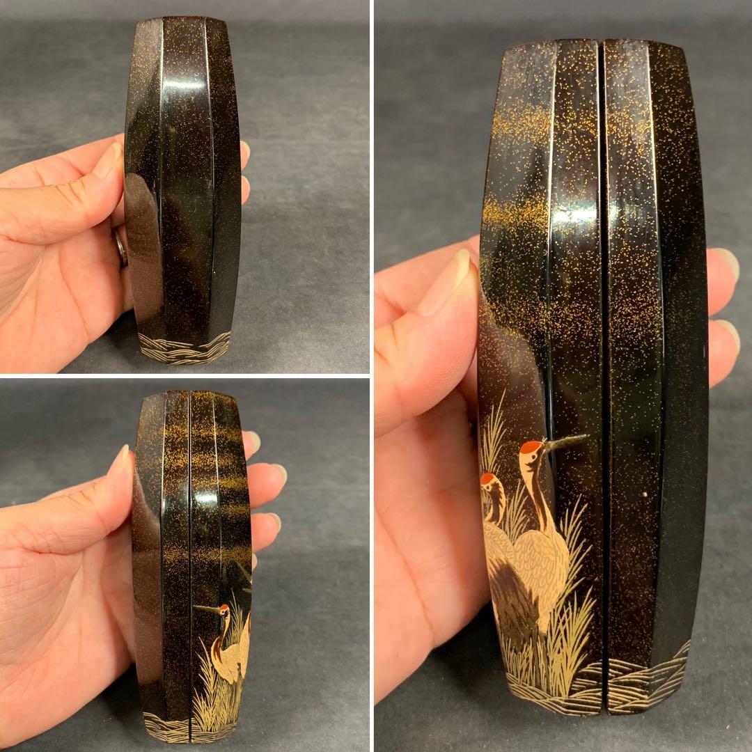 E325 送料無料 色絵ぶりぶり 香合 茶道具 茶室 茶道 香道具 共箱