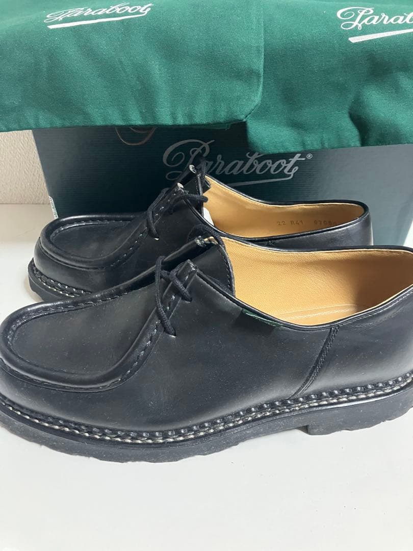 PARABOOT MICHAELパラブーツ ミカエル EU41 UK7 ブラック