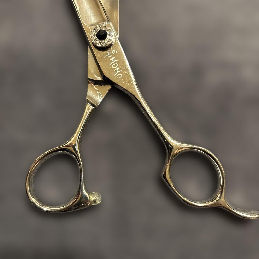 試し切り程度】MOMOシザー ストレート 鋏 ハサミ トリミング