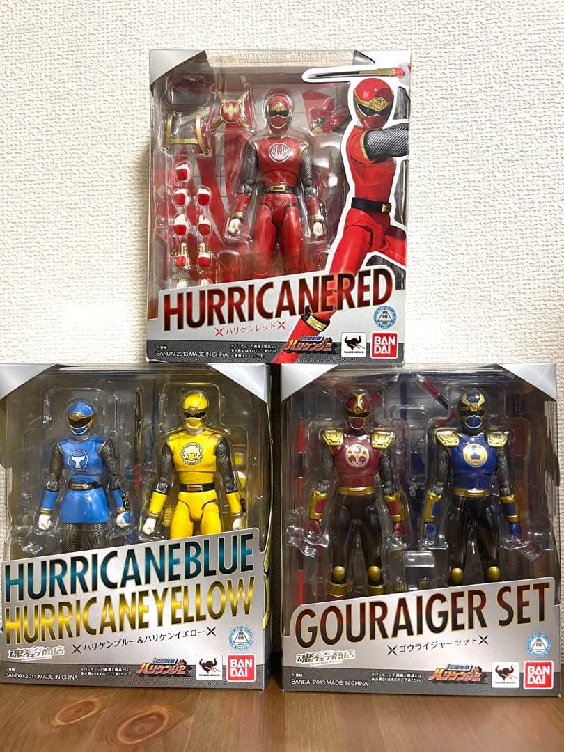 新品未使用！ S.H.フィギュアーツ 忍風戦隊ハリケンジャー 5体セット